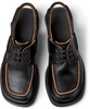 Black Leather Moccasin/Nautical Shoes for Women.