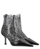 Crystal Mesh Stiletto Heel Shoes