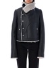 Black Pearl Skirt Classic Biker Jacket
