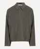 Grey Wool Zipper Jacket