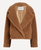 Cropped Teddy Bear Icon Coat