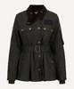 x ERDEM Archive Olive Constance Waxed Jacket