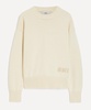 Ami Embroidered Crewneck Sweater