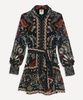 
                                
                                
                                    
                                        FARM Rio
                                    
                                
                                
                                Black Classic Garden Long Sleeve Mini-Dress
                            