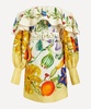 Flores Floral Linen-Blend Mini Dress