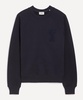 Navy Ami de Coeur Patch Sweatshirt