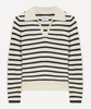 Striped Cashmere Polo Jumper