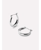 Endless Hoop Earrings - Venus Silver