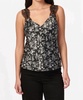 marlo cami tee in black/white