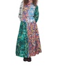 sunburst shirtdress in multi