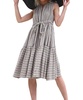 nixi dress in zanzibar stripe