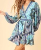 veronika dress in blue