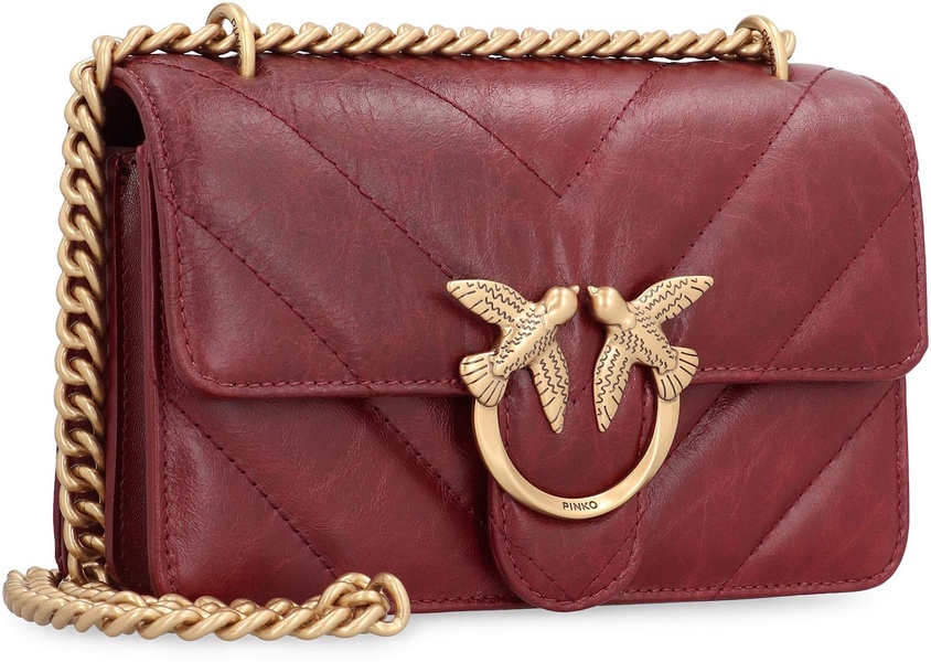 Love Bag Leather Mini Crossbody Bag