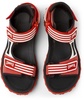 Multicolor Recycled PET and Leather Sandals for Men.
