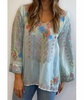 riveda blouse in seafoam