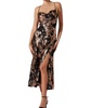 gaia dress in black rose gold
