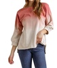 ombre raglan top in berry