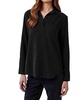 long sleeve pullover tunic in black