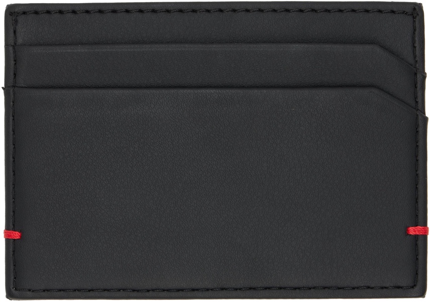 Black Faux-Leather Card Holder