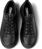 Black Leather Women's Sneakers.