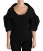 Dolce & Gabbana  Black Formal Coat Virgin Wool Jacket