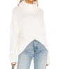 fatima turtleneck sweater in white