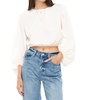 rylan blouson sleeve blouse in sand shell