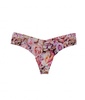 women's printed low rise thong in spring blossom