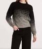 gillian sweater in black/heather grey
