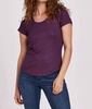aimee scoop neck rib top in amethyst