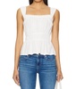 laureth top in white