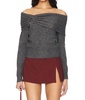 wylie sweater in charcoal