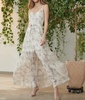 naria dress in forget me not