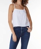 spaghetti strap tank top in white
