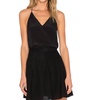 madison velvet cami top in black