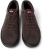 Brown nubuck sneakers for men