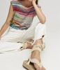 argan top in grey/multi