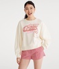 cherry coke very cherry oversized crew sweatshirt