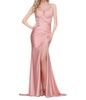 long dress in soft stretch spandex in pink