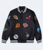 nba team logos bomber jacket