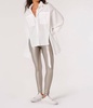 legging pant in silver