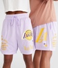 los angeles lakers mesh shorts 6"