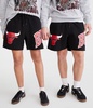 chicago bulls fleece shorts 6"
