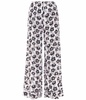 camo flower wide leg pant in black multi