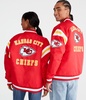 kansas city chiefs striped bomber jacket