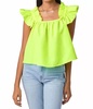 cassie tank top in electric lime