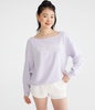 manhattan off-the-shoulder sweatshirt