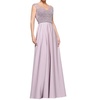 beaded bodice flowy a-line dress in dusty rose