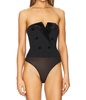 andara bodysuit in black
