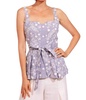 sawyer top in cassis bloom